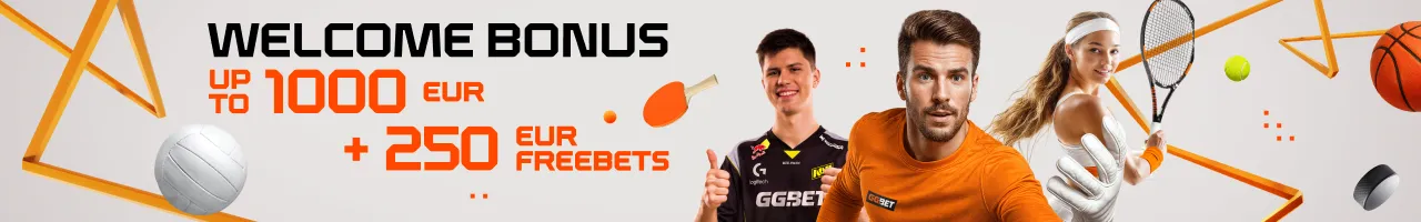 GGBet Welcome package